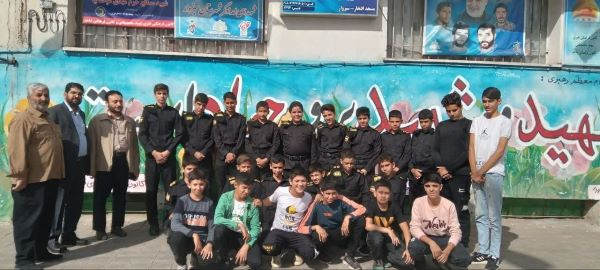 بچههای مسجد موزهی شهدای سبزوار را افتتاح میکنند