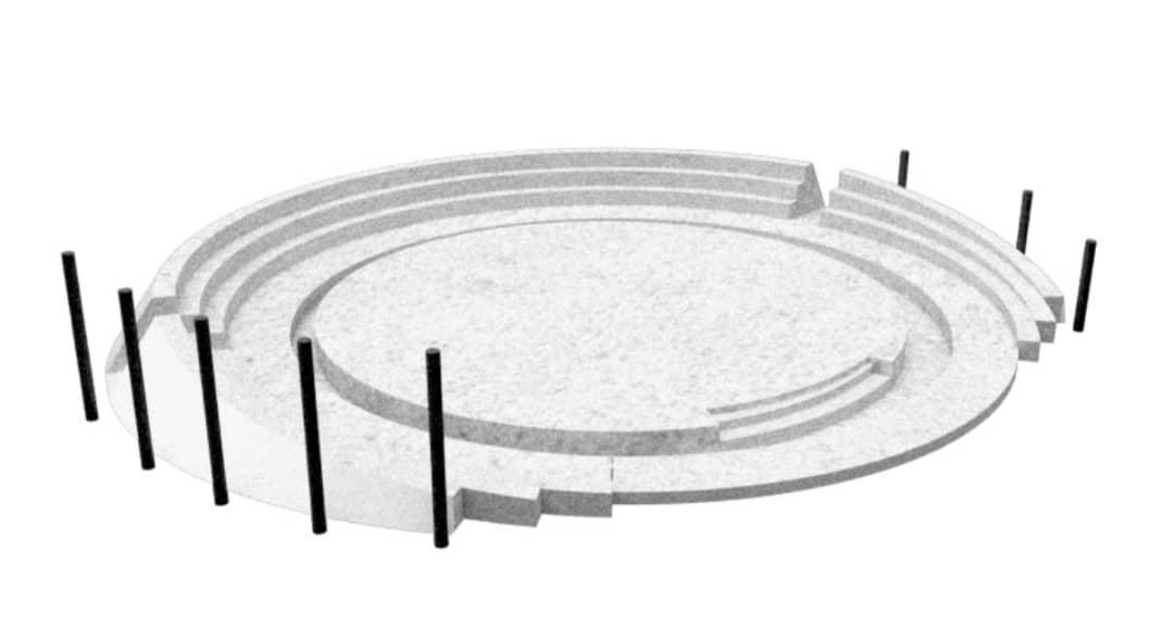 حوض ضلع شمالی مجموعه تئاترشهر به محل اجرای نمایش آیینی تبدیل میشود