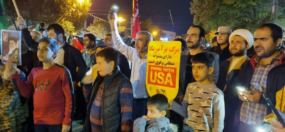 حضور اعضای کانون های مساجد اراک در تجمع علیه جنایات صهیونیست