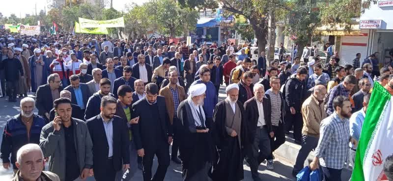 خروش ملایریها در ۱۳ آبان با محکومیت جنایات اسرائیل/ طوفان الاقصی آغازی برای پایان اسرائیل