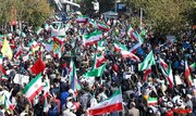 هزاران تن از مردم قم باحضور در راهپیمایی 13آبان جنایات صهیونیست ها را محکوم کردند