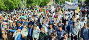 حماسه حضور پرشور مردم جیرفت در ۱۳ آبان