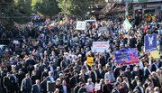 راهپیمایی یوم الله ۱۳ آبان و روز دانش آموز در آذربایجان غربی