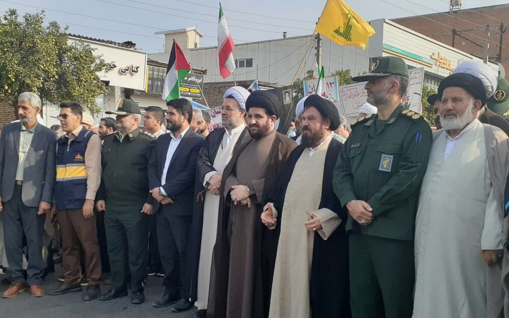 حضور حماسی مازندرانی ها در راهپیمایی 13آبان حقارت استکبار در برابر مکتب اسلام را تصویر کرد