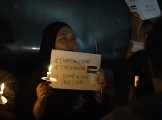 فیلم / مراسم شام غریبان شهدای غزه  در اندونزی + گزارش تصویری