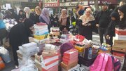 بازاچه خیریه بانوان به نفع مردم غزه در استانبول