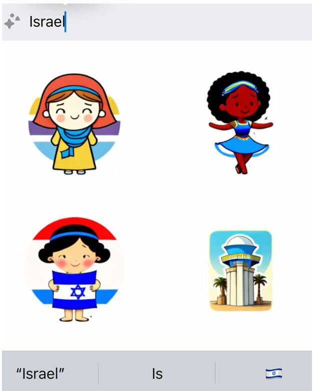 هوش مصنوعی در خدمت استعمار/ تولید استیکرهای کودکان فلسطینی اسلحه به دست در «واتس اپ»!