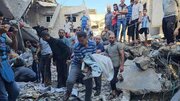 بمباران منزل یحیی سنوار رئیس دفتر سیاسی حماس در غزه+ عکس