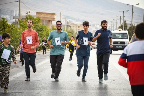 ۱۵۰ بچه مسجدی کانون «دوستان آسمانی» در مسابقه دو ماراتن شرکت کردند