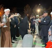 ٣١٣ فعال مسجدی ساوه به مشهد مقدس اعزام شدند