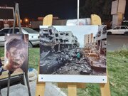 یادمان شهدای غزه در گچساران