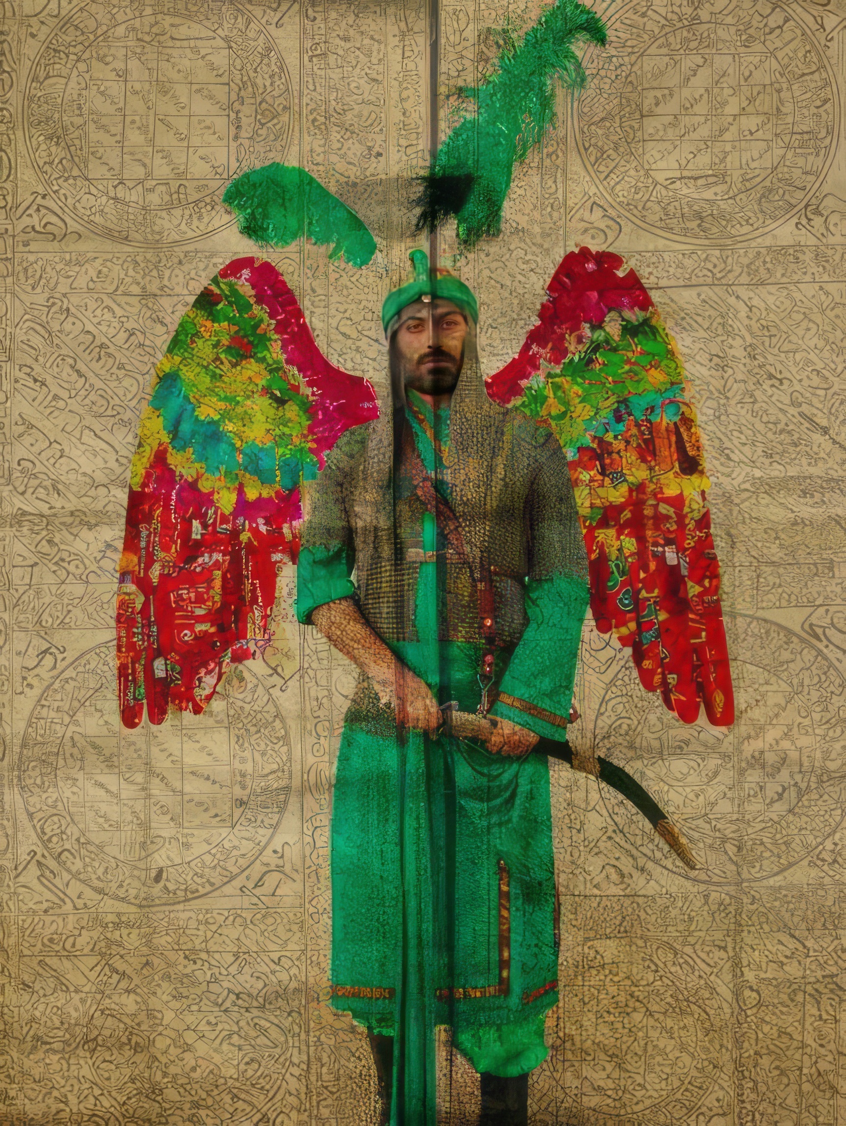 چکش خوردن اثری از «حجت امانی» هنرمند شناخته شده  ایرانی در حراج هسینک هلند