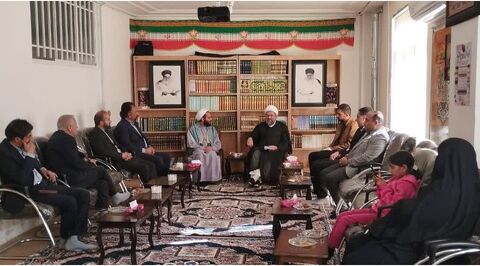 دیدار مدیرستاد کانون‌های مساجد چهارمحال و بختیاری با امام جمعه بن