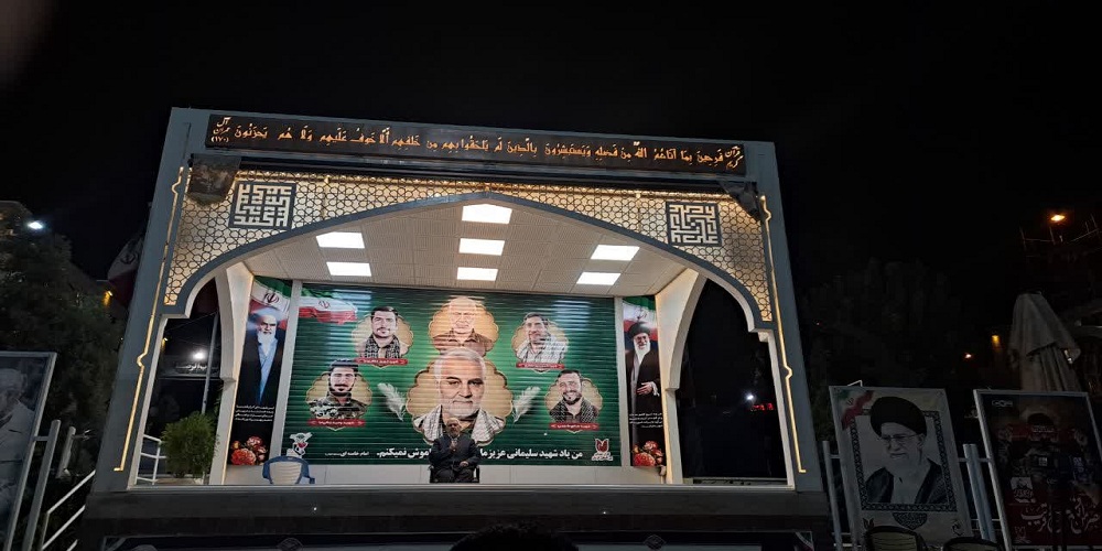 خبرنگاران در قدمگاه سردار دلها