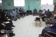نشست هم اندیشی رابطان و مدیران کانون های مساجد شهرستان  اسفراین