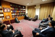 عکس| دیدار رئیس کمیته امداد کشور با آیت الله نورمفیدی