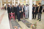 وزیر فرهنگ و ارشاد اسلامی به شهدای فرخشهر ادای احترام کرد