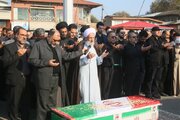 عکس|اقامه نماز نماینده ولی فقیه در مازندران بر پیکر جانباز شهید«سعیدکلانتری»
