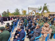 گرامیداشت اولین سالگرد شهید مدافع امنیت در کامیاران