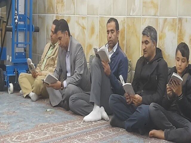 مراسم پر فیض دعای ندبه در مهدیه سنندج برگزار شد