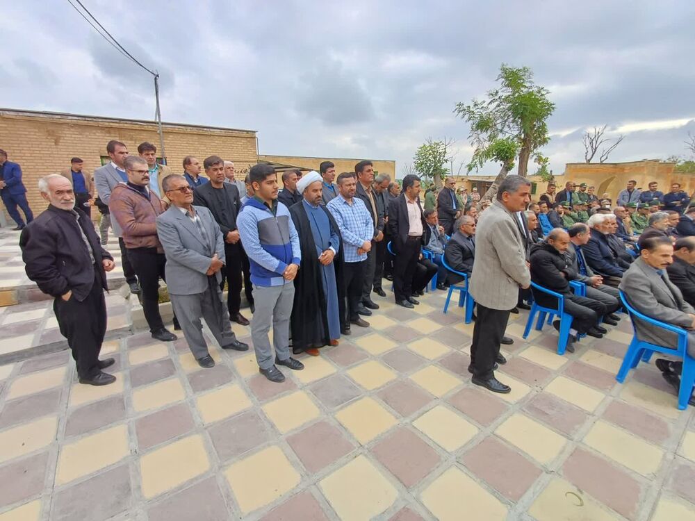 گرامیداشت اولین سالگرد شهید مدافع امنیت در کامیاران