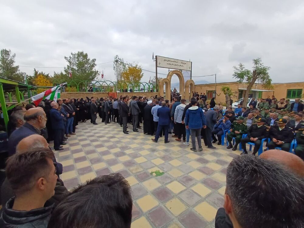 گرامیداشت اولین سالگرد شهید مدافع امنیت در کامیاران