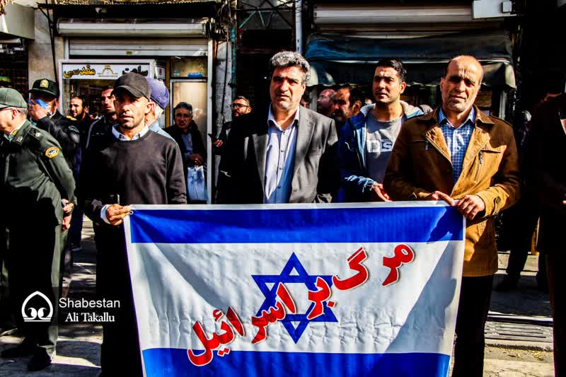 فریاد و خشم مردم ملایر بر سر رژیم کودک کش صهیونیست