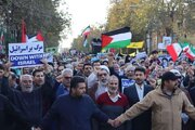 راهپیمایی حمایت از کودکان فلسطینی و غزه در گلستان برگزار شد