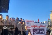 تجمع مردم گلپایگان برای حمایت از کودکان غزه