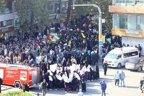 عکس| راهپیمایی ضدصهیونیستی در ساری
