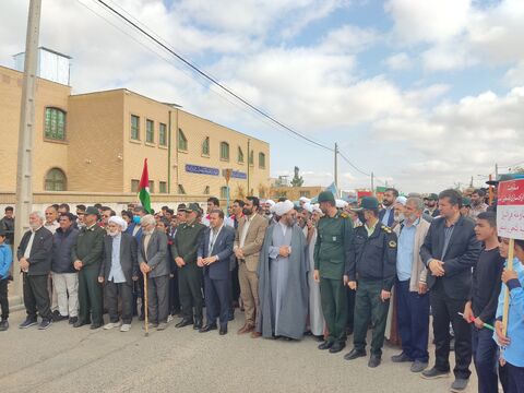 گزارش تصویری/خروش مرزنشینان زیرکوه در مظلومیت غزه