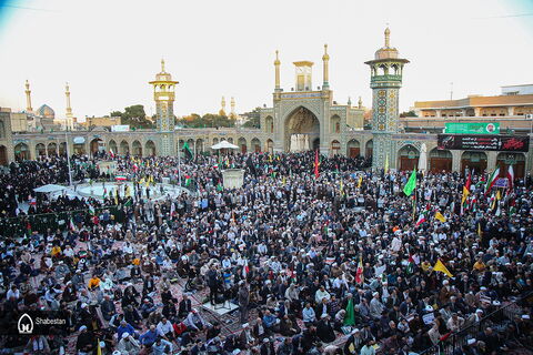 خشم مردم قم علیه رژیم صهیونی در جمعه‌های خشم