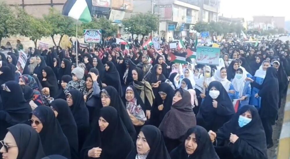 مازندرانی ها آمدند تا صدای مردم مظلوم غزه باشند