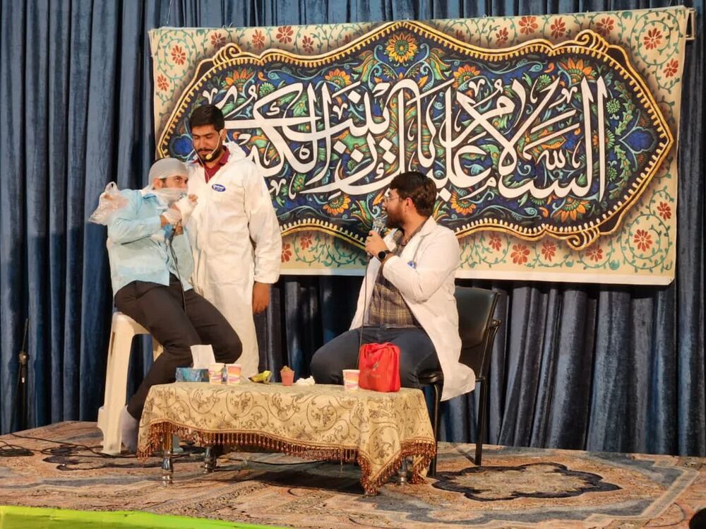 شور بچه مسجدیهای کانون دوستان آسمانی در جشن میلاد حضرت زینب(س) + عکس