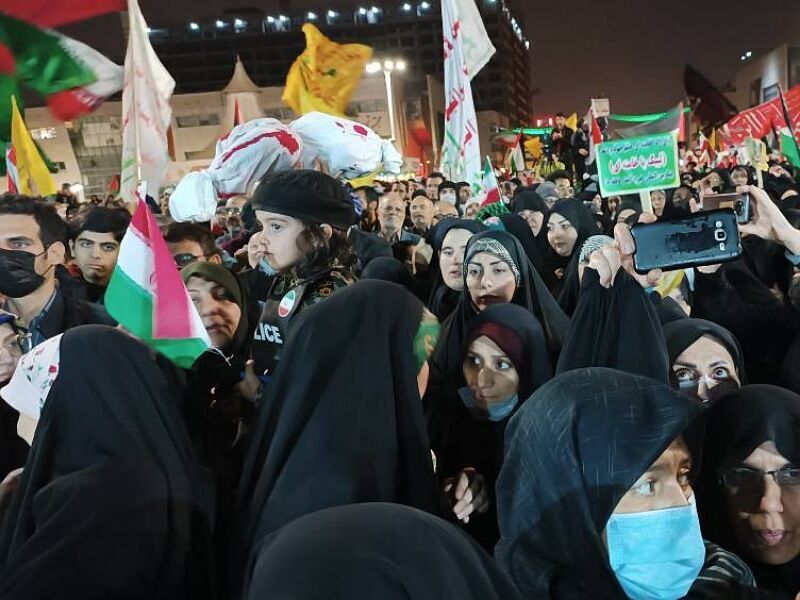 جامعه ستایشگران مذهبی مشهد مقدس در حمایت از کودکان غزه اجتماع کردند