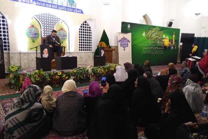 برنامه ویژه بانوان اردو زبانان در حرم مطهر رضوی+عکس