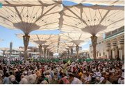 پذیرایی مسجد النبی از ۵ میلیون نمازگزار در یک هفته