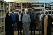 بازدید معاون فرهنگی ستاد هماهنگی کانون های مساجد یزد از کتابخانه وزیری یزد