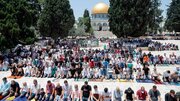 اقامه نماز جمعه در مسجد الاقصی تنها با ۵ هزار فلسطینی