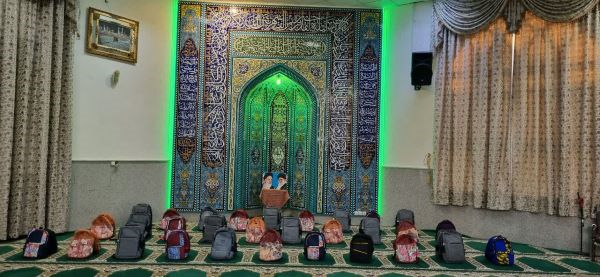 مسجدی که با همکاری بسیج و کانون فرهنگی‌هنری برقرار است