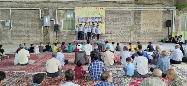 مسجدی که با همکاری بسیج و کانون فرهنگیهنری برقرار است