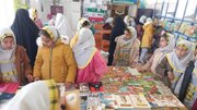 تجربه شیرین نمایشگاه کتاب روستایی به همت بچه‌های مسجد