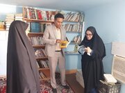 بازدید از کتابخانه های شاخص کانون های مساجد جنوب کرمان