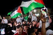 جشن و شادی فلسطینیان در آزادی اسرا
