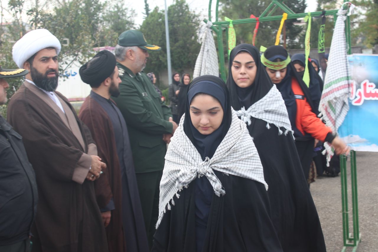 دانشآموزان دختر آستارایی به سفر معنوی راهیان نور اعزام شدند