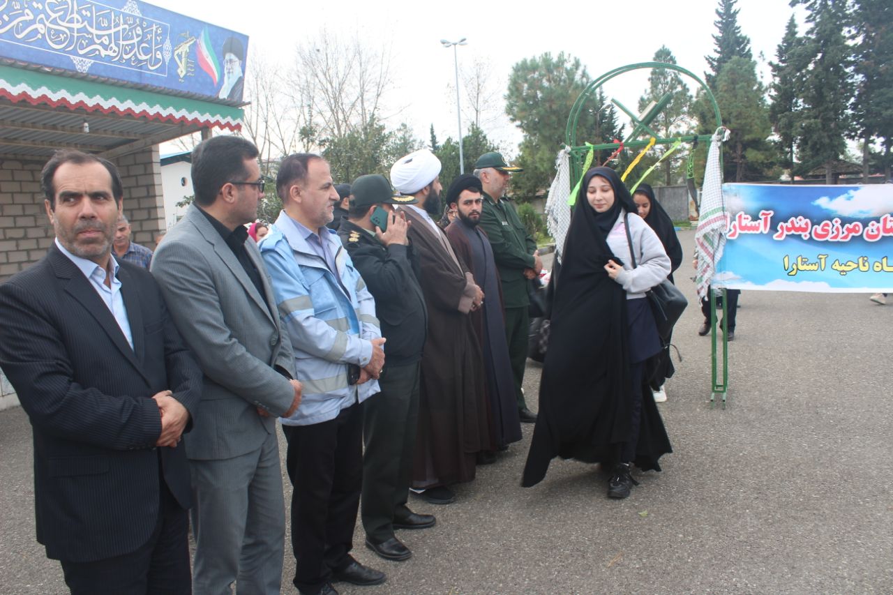 دانشآموزان دختر آستارایی به سفر معنوی راهیان نور اعزام شدند