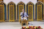 محفل انس با قرآن با حضور «استاد احمد ابوالقاسمی» در کاشان برگزار شد