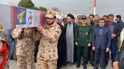 استقبال از پیکر پاک هشت شهید مدافع حرم در مشهد