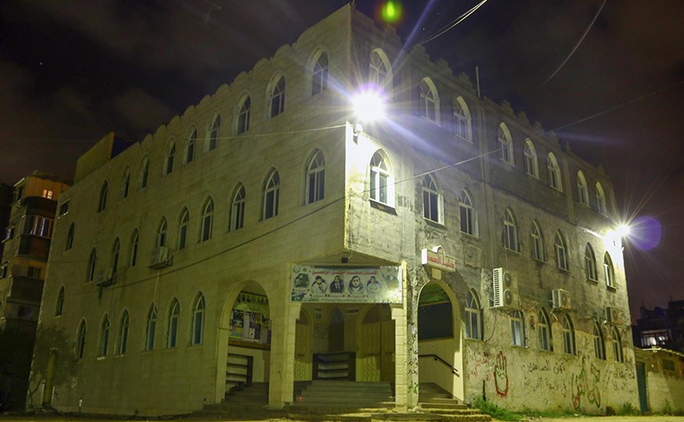 مسجد«سید هاشم» غزه زیر بمباران