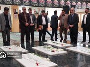 حضور استاندار کرمان در دانشگاه شهیدباهنر به مناسبت روز دانشجو